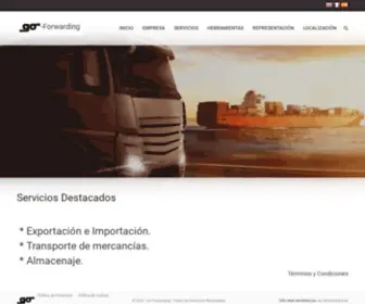 GO-Forwarding.com(Empresa Transitaria) Screenshot