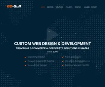 GO-Gulf.qa(Professional website design company in Qatar) Screenshot