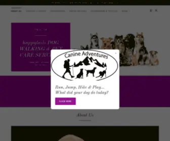 GO-Happytails.com(Happytails DOG WALKING & PET CARE SERVICES) Screenshot