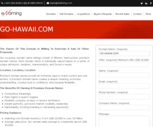 GO-Hawaii.com(go hawaii) Screenshot