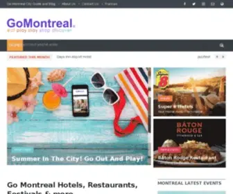 GO-Montreal.com(Montreal Tourist Information) Screenshot