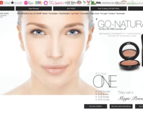 GO-Natural.net(Go Natural Makeup) Screenshot