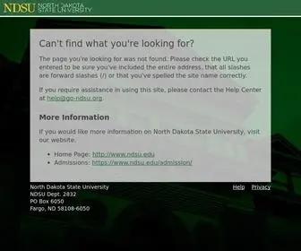 GO-Ndsu.org(North Dakota State University) Screenshot