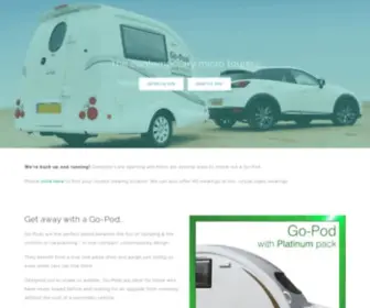 GO-Pods.co.uk(Micro Tourer Caravans) Screenshot