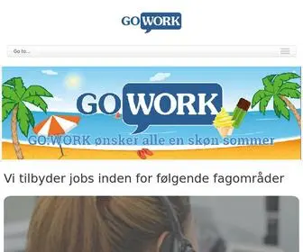 GO-Work.dk(GO Work) Screenshot