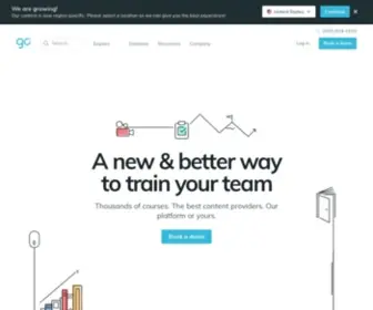 GO1.com(Transformational Learning through Online Courses) Screenshot