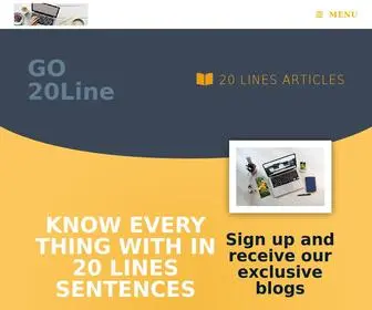 GO20Line.com(GO 20 Line) Screenshot