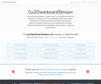 GO2Dashboardstream.com(The Go2DashboardStream) Screenshot