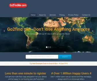 GO2Findme.com(Don’t lose Anything Anymore) Screenshot
