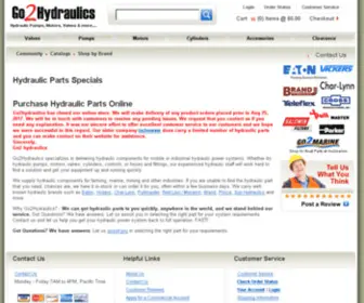 GO2HYdraulics.com(Quality hydraulics products and parts) Screenshot