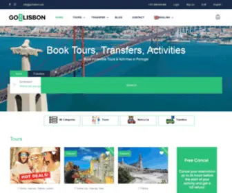 GO2Lisbon.com(Go2Lisbon Tours) Screenshot