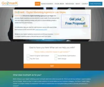 GO2Mark.com(Digital Marketing Agency in Las Vegas) Screenshot