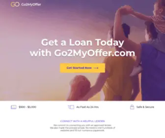 GO2Myoffer.com(Personal Loans · $500) Screenshot