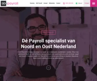 GO2Payroll.nl(HRM dienstverlening voor het MKB) Screenshot