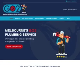 GO2Plumbermelbourne.com.au(GO2 Plumber Melbourne. GO2 Plumbing) Screenshot