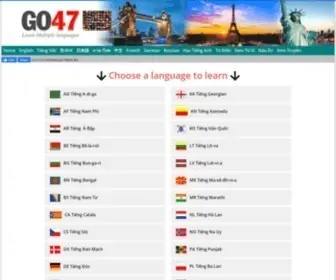GO47.com(Hoofdmenu) Screenshot