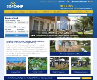 GO4Camp.nl(Campingvakanties) Screenshot