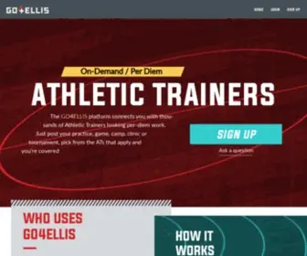 GO4Ellis.com(HIRE AN ATHLETIC TRAINER) Screenshot