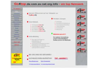 GO4Top.info(Die Webseite für Suchmaschinen) Screenshot
