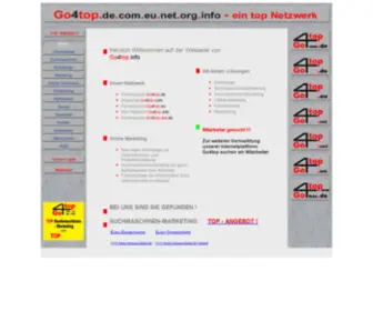 GO4Top.net(Go4top.info die Webseite für Suchmaschinen) Screenshot