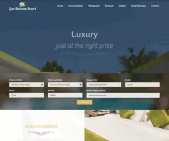 Goablossomresort.com(Goa Blossom Resort) Screenshot