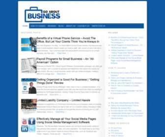 Goaboutbusiness.com(Go About Business) Screenshot