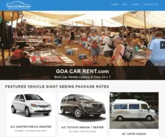 Goacarrent.com(Goa Taxi service) Screenshot