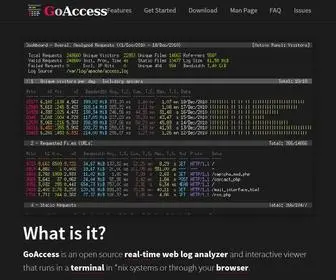 Goaccess.io(Visual Web Log Analyzer) Screenshot