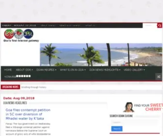 Goacom.com(Goa News) Screenshot