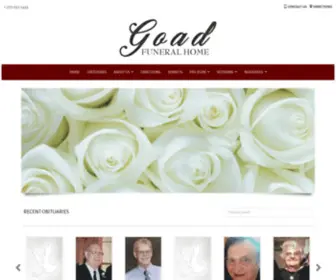 Goadfh.com(Goad Funeral Home) Screenshot