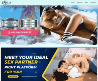 Goadreams.com(Ultimate Goa Escorts Service) Screenshot