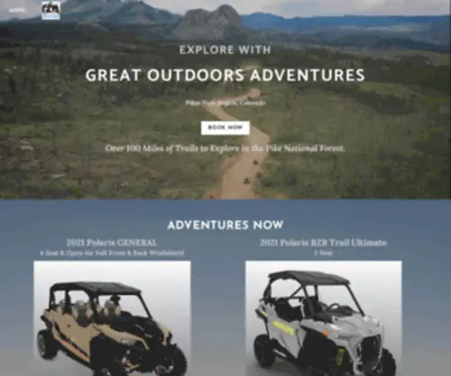 Goadventures.org(Pikes Peak) Screenshot