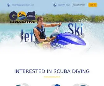 Goaexplocation.com(Scuba Diving in Goa) Screenshot