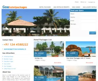 Goahotelpackages.in(Goahotelpackages) Screenshot