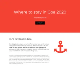 Goainns.com(Accomodation in Goa) Screenshot