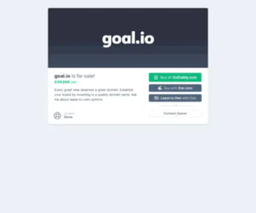 Goal.io(Goal) Screenshot