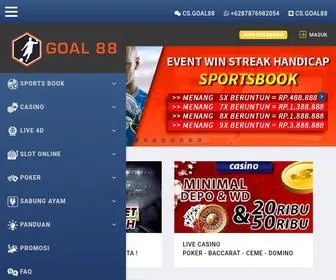 Goal88X.com Screenshot