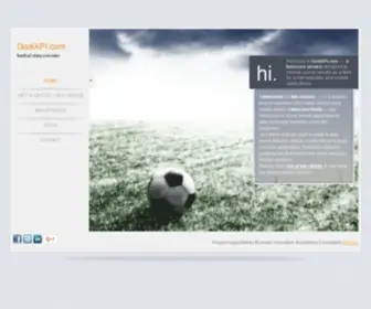 Goalapi.com(GoalAPI) Screenshot