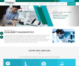 Goalbertdiagnostics.com(Goalbert Diagnostics) Screenshot