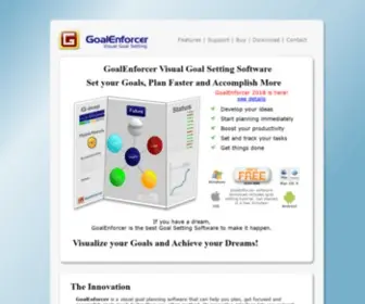 Goalenforcer.com(Visual Goal Setting) Screenshot