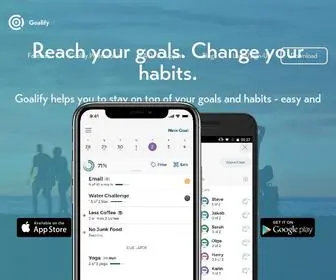 Goalifyapp.com(Ziele erreichen mit der Gratis) Screenshot
