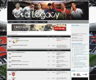 Goallegacy.net(Goal Legacy Football Forum) Screenshot