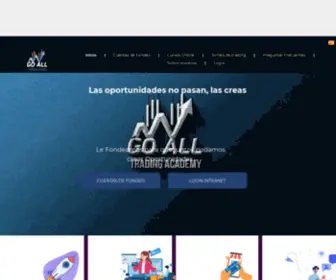 Goalltradingacademy.com(Go all trading) Screenshot