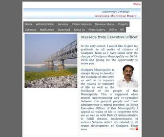 Goalparamb.org.in(Goalpara Municipal Board) Screenshot