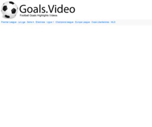 Goals.video Screenshot