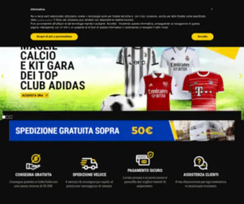 Goalshop.it(Merchandising calcio) Screenshot