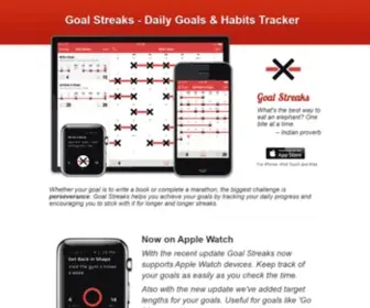 Goalstreaks.com(Goal Streaks) Screenshot