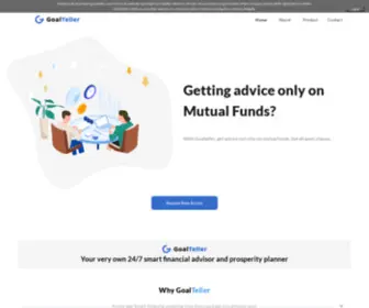 Goalteller.com(Financial planning like never before) Screenshot