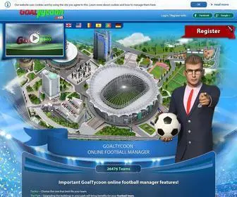 Goaltycoon.com(Online Football Manager) Screenshot