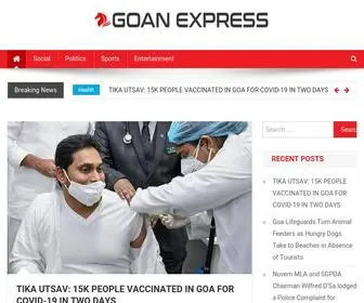 Goanexpress.in(Goan Express) Screenshot